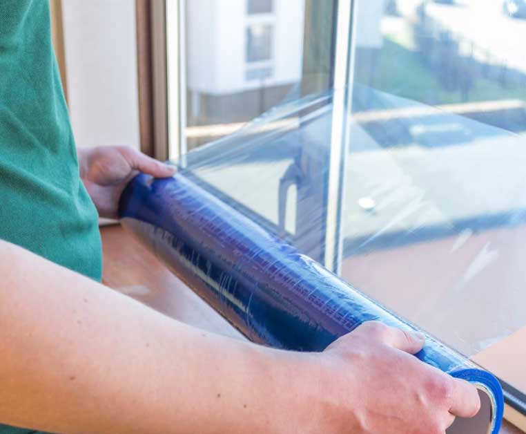 PE Protective Film for Glass Panel - Image 2