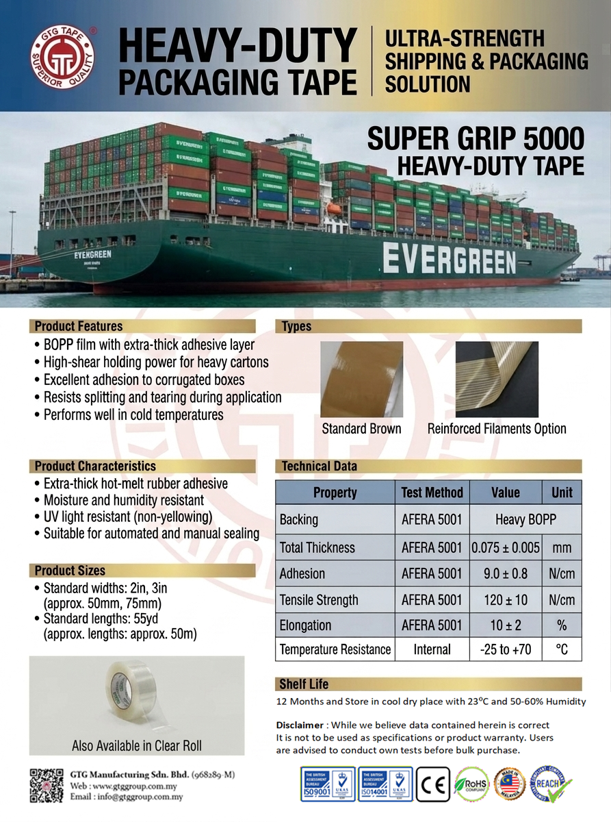 Heavy Duty Packaging Tape - Image 2